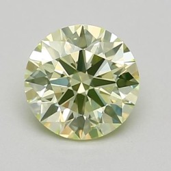 Diament laboratoryjny o barwie fantazyjnej szlif okrągły, 1.41ct, IF, Fancy Light Yellow, IGI LG712549334