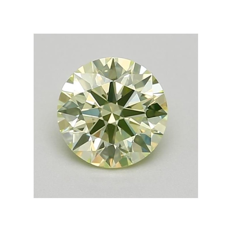 Diament laboratoryjny o barwie fantazyjnej szlif okrągły, 1.41ct, IF, Fancy Light Yellow, IGI LG712549334