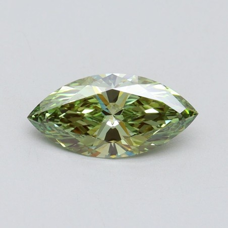 Diament laboratoryjny o barwie fantazyjnej markiza, 1.17ct, VVS2, Fancy Vivid Green, IGI LG611394624