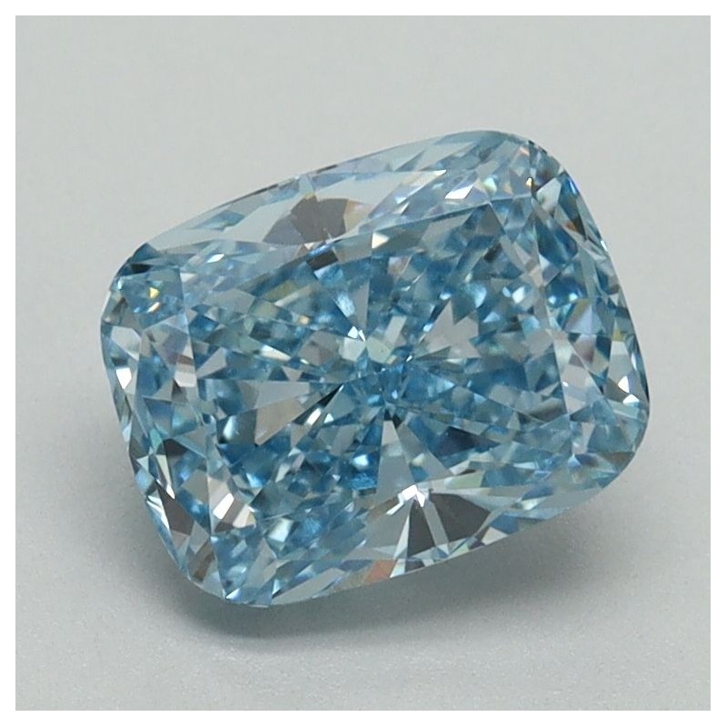 Diament laboratoryjny o barwie fantazyjnej szlif poduszkowy brylantowy, 1.62ct, VVS2, Fancy Vivid Blue, IGI LG650494084 Diament laboratoryjny o barwie fantazyjnej szlif poduszkowy brylantowy, 1.62ct, VVS2, Fancy Vivid Blue, IGI LG650494084