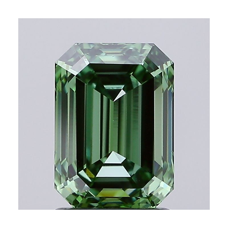 Diament laboratoryjny o barwie fantazyjnej szlif szmaragdowy, 2ct, VVS2, Fancy Vivid Green, IGI LG727571982 Diament laboratoryjny o barwie fantazyjnej szlif szmaragdowy, 2ct, VVS2, Fancy Vivid Green, IGI LG727571982