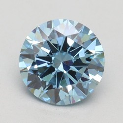 Diament laboratoryjny o barwie fantazyjnej szlif okrągły, 1.17ct, VVS2, Fancy Vivid Blue, IGI LG591360402