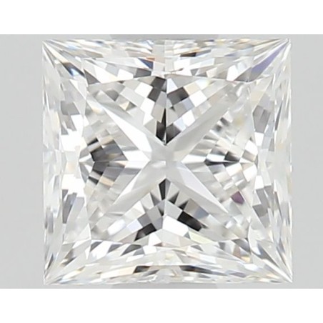 Diament szlif princess, 0.6ct, VS2, E, GIA 3525423622