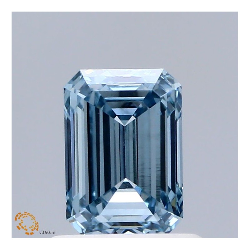 Diament laboratoryjny o barwie fantazyjnej szlif szmaragdowy, 0.91ct, VVS2, Fancy Intense Blue, IGI LG677539382 Diament laboratoryjny o barwie fantazyjnej szlif szmaragdowy, 0.91ct, VVS2, Fancy Intense Blue, IGI LG677539382