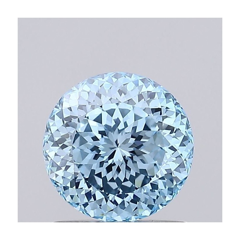 Diament laboratoryjny o barwie fantazyjnej szlif okrągły, 1.18ct, VVS2, Fancy Vivid Blue, IGI LG729516459