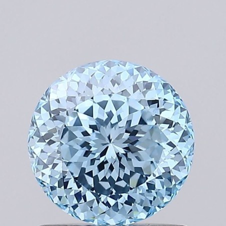 Diament laboratoryjny o barwie fantazyjnej szlif okrągły, 1.18ct, VVS2, Fancy Vivid Blue, IGI LG729516459