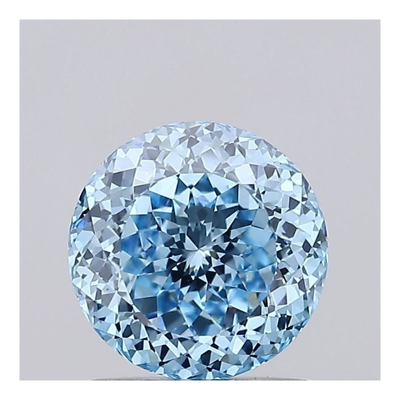 Diament laboratoryjny o barwie fantazyjnej szlif okrągły, 1.26ct, VVS2, Fancy Vivid Blue, IGI LG729516458
