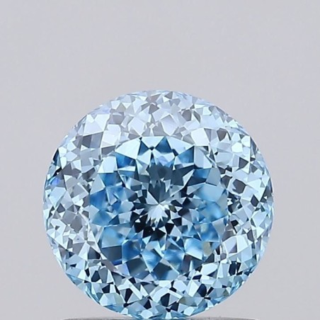 Diament laboratoryjny o barwie fantazyjnej szlif okrągły, 1.26ct, VVS2, Fancy Vivid Blue, IGI LG729516458
