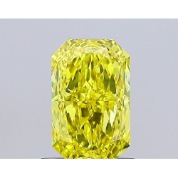 Diament laboratoryjny o barwie fantazyjnej radiant, 1.06ct, VVS1, Fancy Vivid Yellow, IGI LG696569032