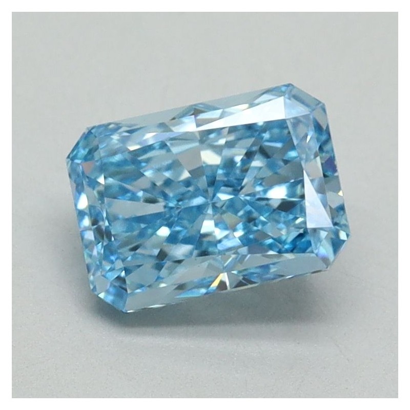 Diament laboratoryjny o barwie fantazyjnej radiant, 1.16ct, VVS2, Fancy Vivid Blue, IGI LG636401561 Diament laboratoryjny o barwie fantazyjnej radiant, 1.16ct, VVS2, Fancy Vivid Blue, IGI LG636401561
