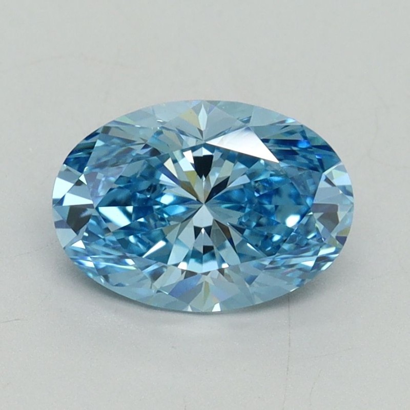 Diament laboratoryjny o barwie fantazyjnej szlif owalny, 1.59ct, VVS2, Fancy Vivid Blue, IGI LG687560155 Diament laboratoryjny o barwie fantazyjnej szlif owalny, 1.59ct, VVS2, Fancy Vivid Blue, IGI LG687560155