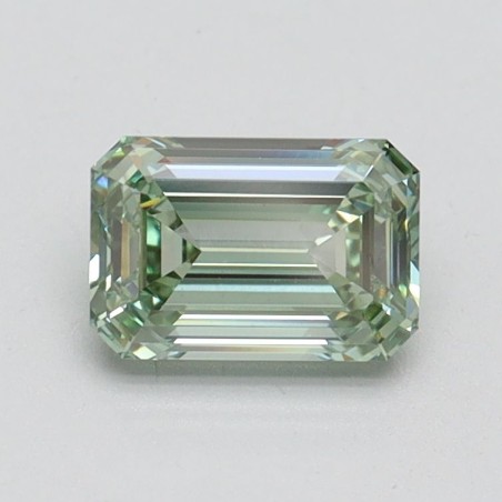 Diament laboratoryjny o barwie fantazyjnej szlif szmaragdowy, 0.92ct, VVS2, Fancy Intense Green, IGI LG610345025