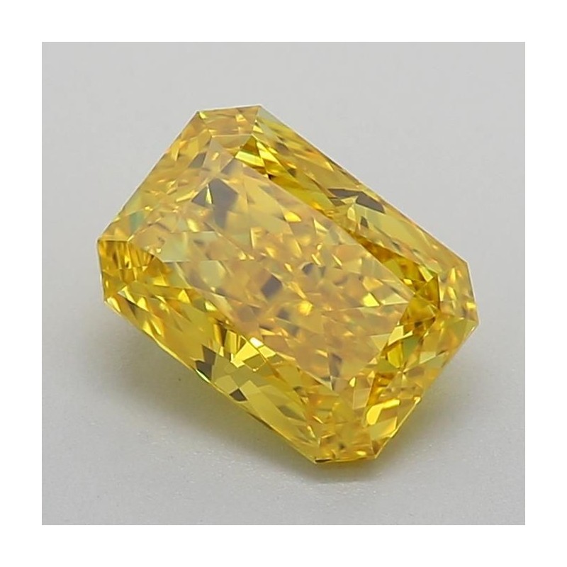 Diament laboratoryjny o barwie fantazyjnej radiant, 1.13ct, VVS2, Fancy Vivid Yellow, IGI LG630437268