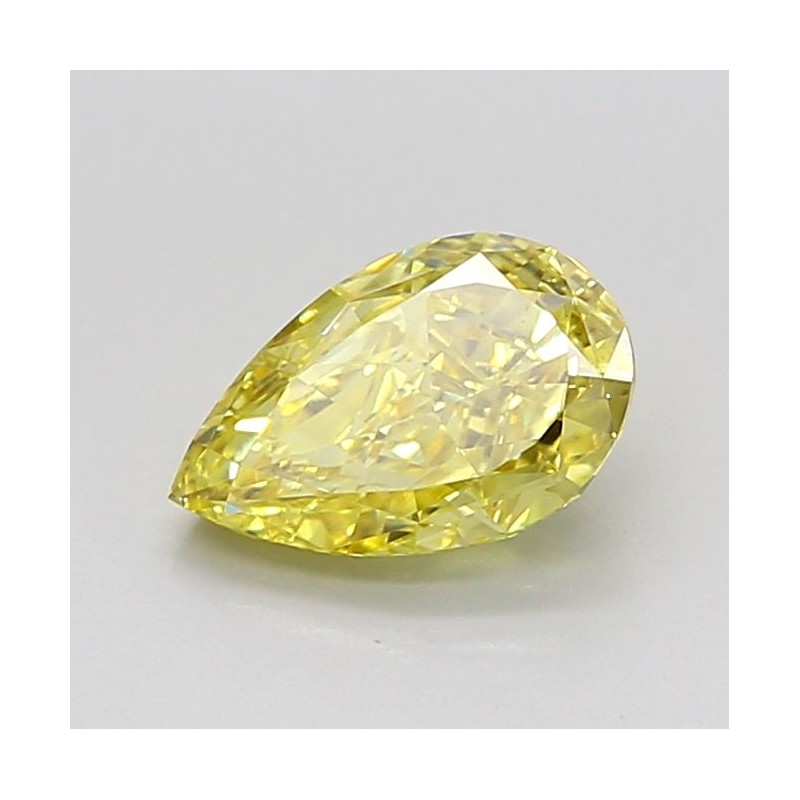 Diament laboratoryjny o barwie fantazyjnej szlif gruszkowy, 1.06ct, VVS2, Fancy Intense Yellow, IGI LG735520167