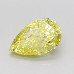 Diament laboratoryjny o barwie fantazyjnej szlif gruszkowy, 1.07ct, VVS2, Fancy Intense Yellow, IGI LG735520168