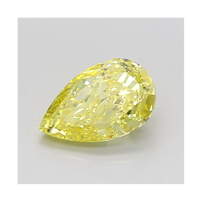 Diament laboratoryjny o barwie fantazyjnej szlif gruszkowy, 1.07ct, VVS2, Fancy Intense Yellow, IGI LG735520168