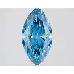 Diament laboratoryjny o barwie fantazyjnej markiza, 2.1ct, VVS2, Fancy Vivid Blue, IGI LG733520285