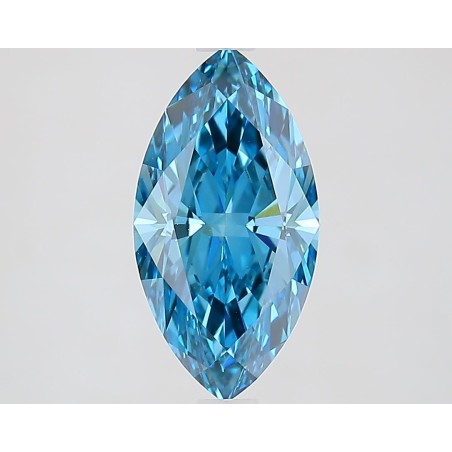 Diament laboratoryjny o barwie fantazyjnej markiza, 2.1ct, VVS2, Fancy Vivid Blue, IGI LG733520285