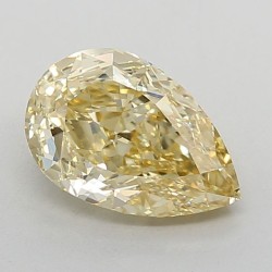Diament laboratoryjny o barwie fantazyjnej szlif gruszkowy, 2.09ct, VVS2, Fancy Intense Yellow, IGI LG632405490