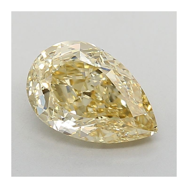 Diament laboratoryjny o barwie fantazyjnej szlif gruszkowy, 2.09ct, VVS2, Fancy Intense Yellow, IGI LG632405490