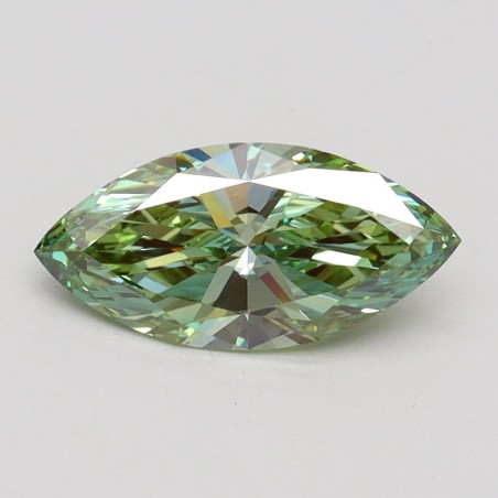 Diament laboratoryjny o barwie fantazyjnej markiza, 1.12ct, VVS2, Fancy Vivid Green, IGI LG611389020