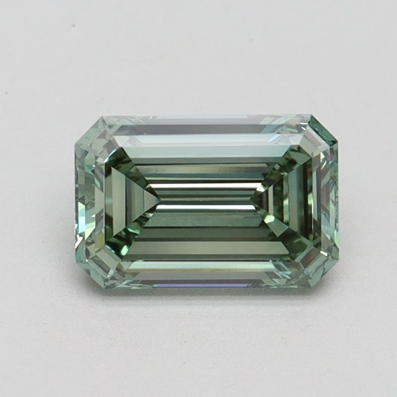 Diament laboratoryjny o barwie fantazyjnej szlif szmaragdowy, 1.12ct, VVS2, Fancy Intense Green, IGI LG610345997 Diament laboratoryjny o barwie fantazyjnej szlif szmaragdowy, 1.12ct, VVS2, Fancy Intense Green, IGI LG610345997