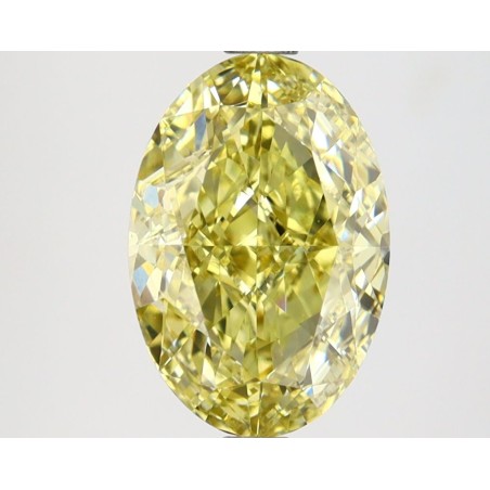Diament laboratoryjny o barwie fantazyjnej szlif owalny, 2.84ct, VVS2, Fancy Intense Yellow, IGI LG635470394