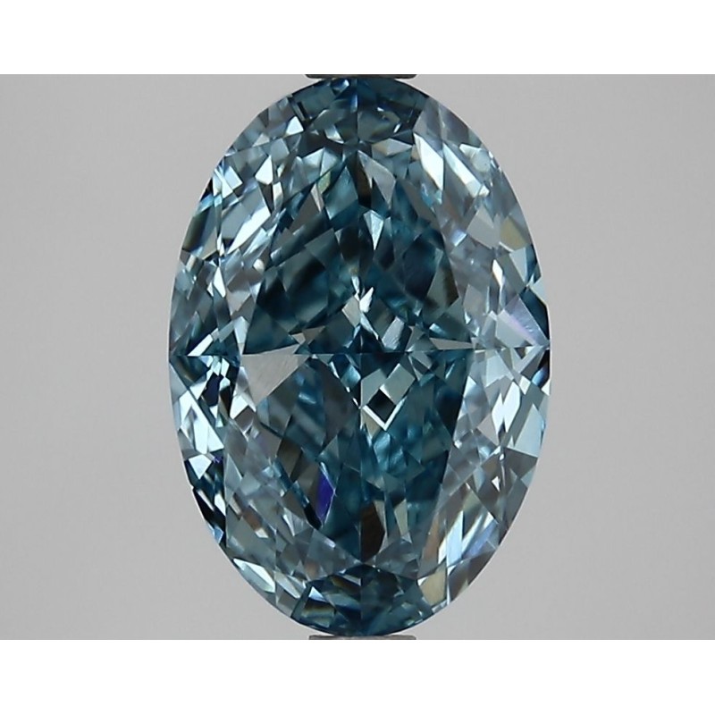 Diament laboratoryjny o barwie fantazyjnej szlif owalny, 2.74ct, VVS2, Fancy Vivid Blue, IGI LG652497710 Diament laboratoryjny o barwie fantazyjnej szlif owalny, 2.74ct, VVS2, Fancy Vivid Blue, IGI LG652497710