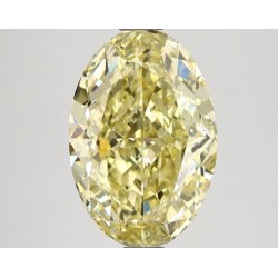 Diament laboratoryjny o barwie fantazyjnej szlif owalny, 2.79ct, VVS2, Fancy Intense Yellow, IGI LG645481606