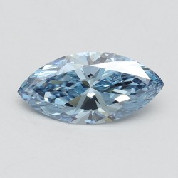 Diament laboratoryjny o barwie fantazyjnej markiza, 1.11ct, VVS2, Fancy Vivid Blue, IGI LG616425169