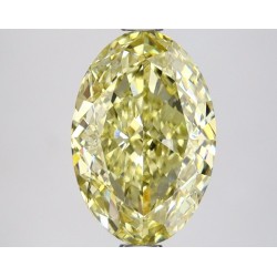 Diament laboratoryjny o barwie fantazyjnej szlif owalny, 2.65ct, VVS2, Fancy Intense Yellow, IGI LG669443551