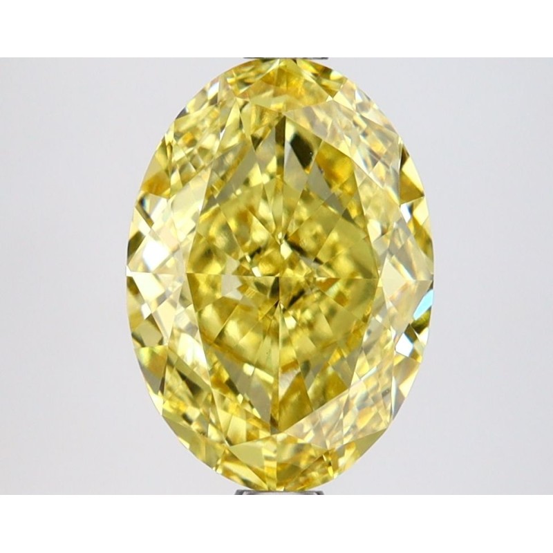 Diament laboratoryjny o barwie fantazyjnej szlif owalny, 2.65ct, VVS2, Fancy Vivid Yellow, IGI LG662402255