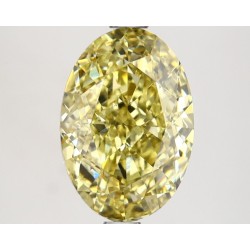 Diament laboratoryjny o barwie fantazyjnej szlif owalny, 2.63ct, VVS2, Fancy Intense Yellow, IGI LG649488602