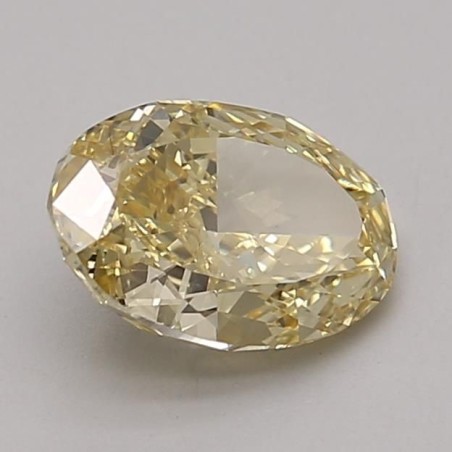 Diament laboratoryjny o barwie fantazyjnej szlif owalny, 1.27ct, VVS2, Fancy Intense Yellow, IGI LG725518201
