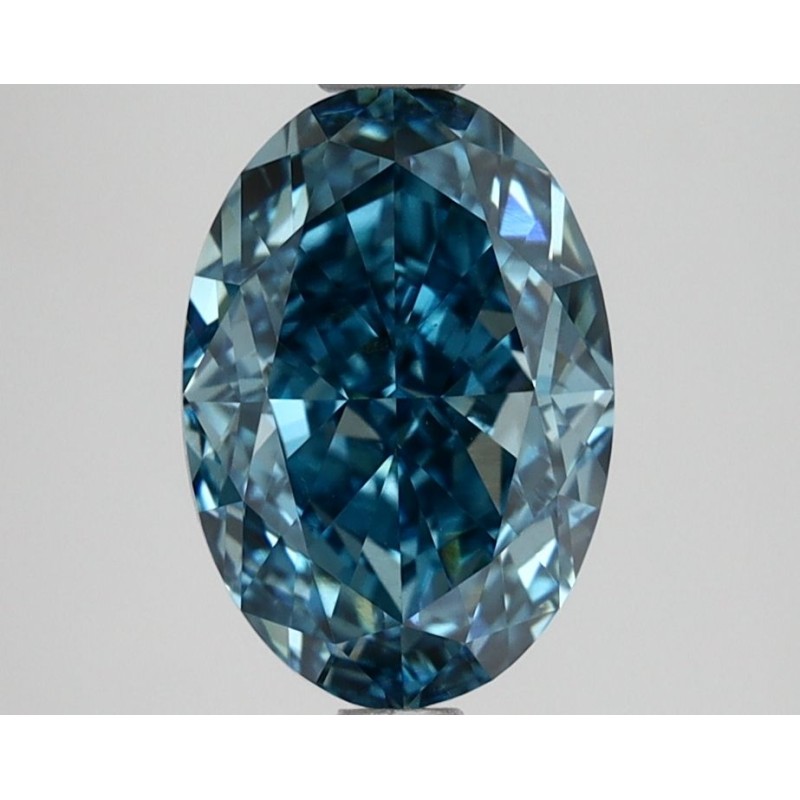 Diament laboratoryjny o barwie fantazyjnej szlif owalny, 2.57ct, VVS2, Fancy Vivid Blue, IGI LG667430082 Diament laboratoryjny o barwie fantazyjnej szlif owalny, 2.57ct, VVS2, Fancy Vivid Blue, IGI LG667430082