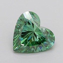Diament laboratoryjny o barwie fantazyjnej serce, 2.3ct, VVS2, Fancy Vivid Green, IGI LG717502267