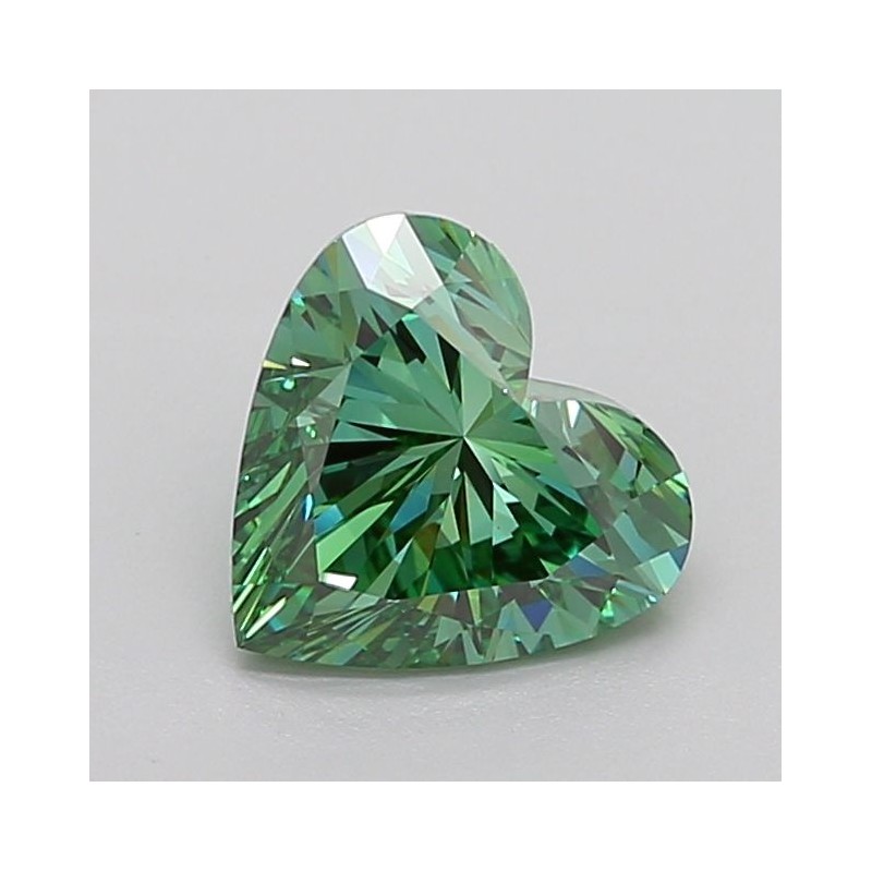 Diament laboratoryjny o barwie fantazyjnej serce, 2.3ct, VVS2, Fancy Vivid Green, IGI LG717502267 Diament laboratoryjny o barwie fantazyjnej serce, 2.3ct, VVS2, Fancy Vivid Green, IGI LG717502267