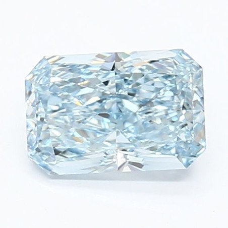Diament laboratoryjny o barwie fantazyjnej radiant, 1.25ct, VVS2, Fancy Intense Blue, IGI LG639427893