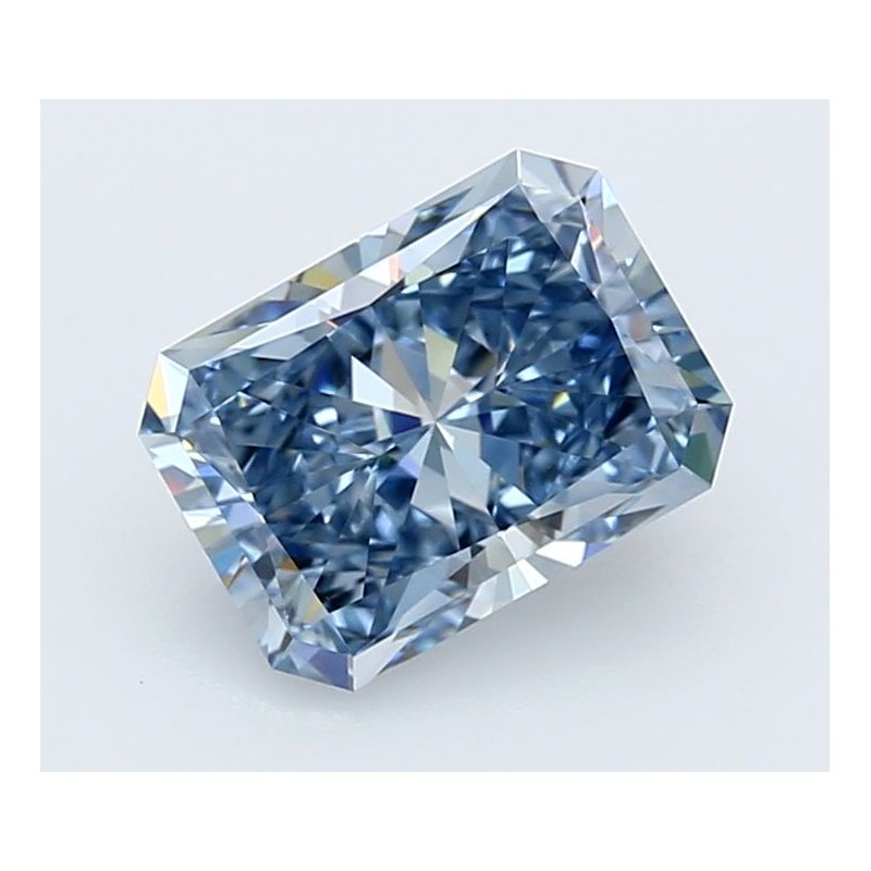 Diament laboratoryjny o barwie fantazyjnej radiant, 2ct, VVS2, Fancy Vivid Blue, IGI LG704536624 Diament laboratoryjny o barwie fantazyjnej radiant, 2ct, VVS2, Fancy Vivid Blue, IGI LG704536624