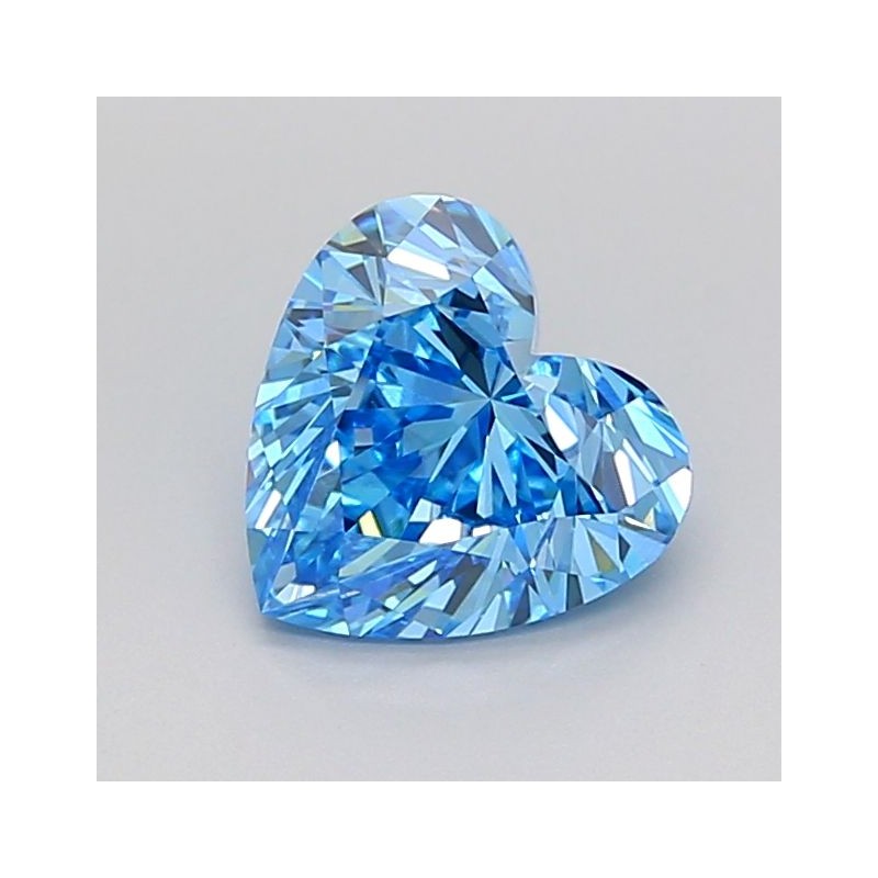 Diament laboratoryjny o barwie fantazyjnej serce, 1.51ct, VVS2, Fancy Vivid Blue, IGI LG728507736 Diament laboratoryjny o barwie fantazyjnej serce, 1.51ct, VVS2, Fancy Vivid Blue, IGI LG728507736