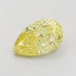 Diament laboratoryjny o barwie fantazyjnej szlif gruszkowy, 2.63ct, VVS2, Fancy Intense Yellow, IGI LG719502872
