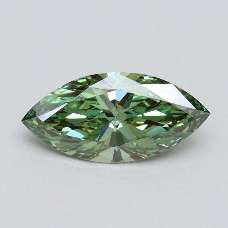 Diament laboratoryjny o barwie fantazyjnej markiza, 1.11ct, VVS2, Fancy Vivid Green, IGI LG611394608 Diament laboratoryjny o barwie fantazyjnej markiza, 1.11ct, VVS2, Fancy Vivid Green, IGI LG611394608
