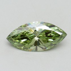 Diament laboratoryjny o barwie fantazyjnej markiza, 1.11ct, VVS2, Fancy Vivid Green, IGI LG614338751