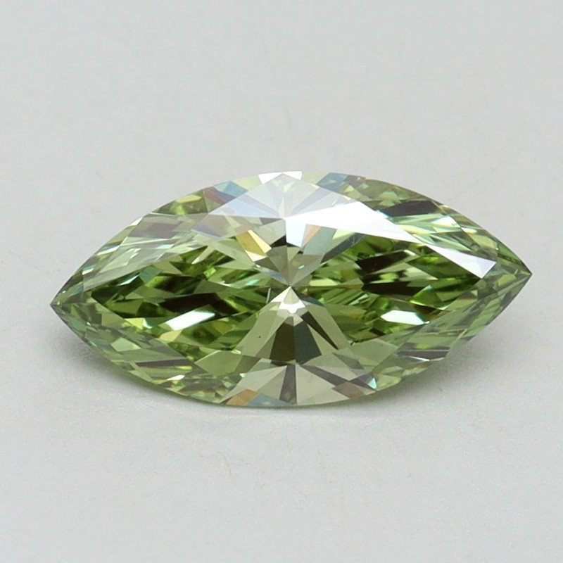 Diament laboratoryjny o barwie fantazyjnej markiza, 1.11ct, VVS2, Fancy Vivid Green, IGI LG614338751 Diament laboratoryjny o barwie fantazyjnej markiza, 1.11ct, VVS2, Fancy Vivid Green, IGI LG614338751
