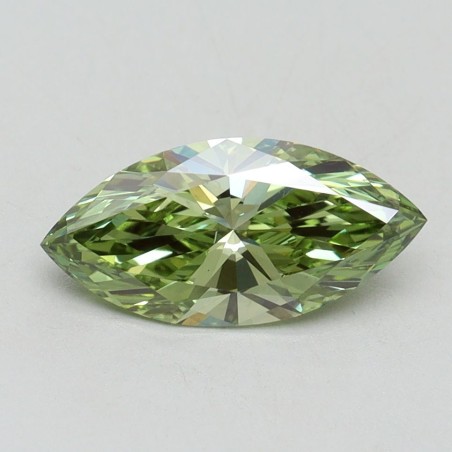 Diament laboratoryjny o barwie fantazyjnej markiza, 1.11ct, VVS2, Fancy Vivid Green, IGI LG614338751