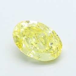 Diament laboratoryjny o barwie fantazyjnej szlif owalny, 1.59ct, VVS2, Fancy Intense Yellow, IGI LG729564712
