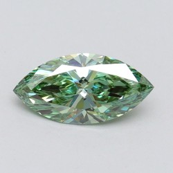 Diament laboratoryjny o barwie fantazyjnej markiza, 1.09ct, VVS2, Fancy Vivid Green, IGI LG611366572