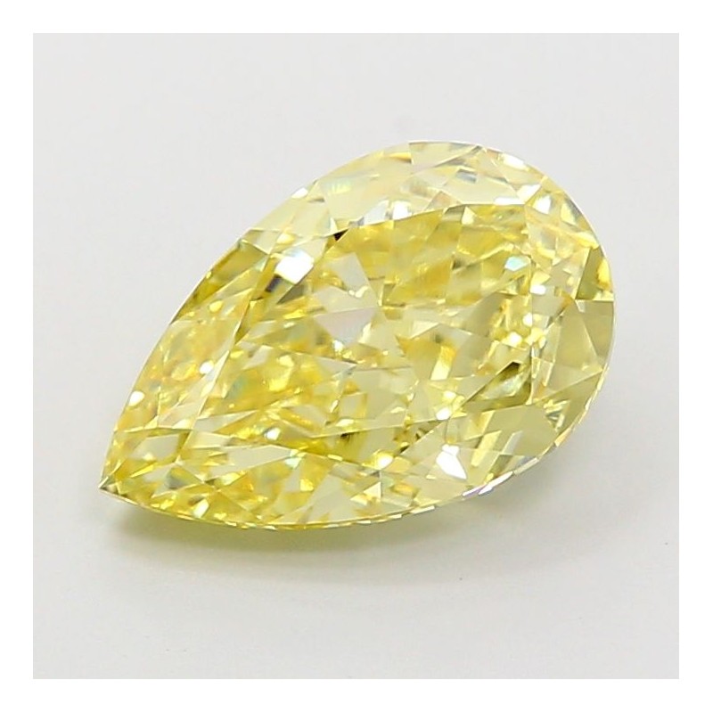Diament laboratoryjny o barwie fantazyjnej szlif gruszkowy, 2.83ct, VVS2, Fancy Yellow, IGI LG720514130 Diament laboratoryjny o barwie fantazyjnej szlif gruszkowy, 2.83ct, VVS2, Fancy Yellow, IGI LG720514130