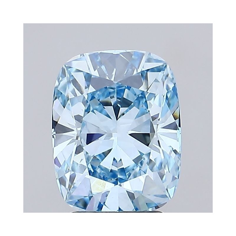 Diament laboratoryjny o barwie fantazyjnej szlif poduszkowy brylantowy, 2.59ct, VVS2, Fancy Intense Blue, IGI LG665429969