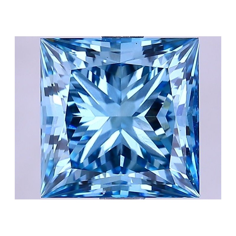 Diament laboratoryjny o barwie fantazyjnej szlif princess, 2.98ct, VVS2, Fancy Vivid Blue, IGI LG627458159 Diament laboratoryjny o barwie fantazyjnej szlif princess, 2.98ct, VVS2, Fancy Vivid Blue, IGI LG627458159